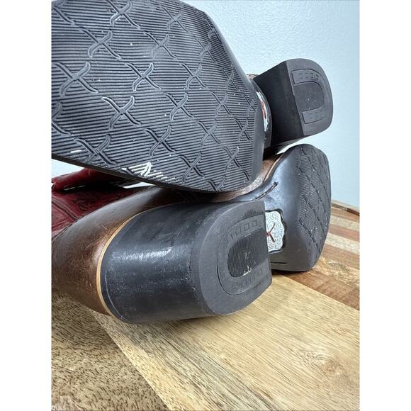 Twisted X WWT0027 Western Snip Toe Red Embroidered Cowgirl Boots Size 5‎ 1/2B - Picture 11 of 15